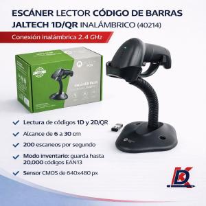 ESCANER INHALAMBRICO JALTECH JAL-PLUS 02 1D/QR