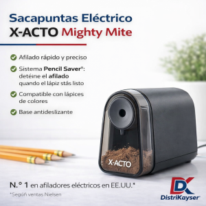 TAJALAPIZ ELECTRICO X-ACTO MIGHTYMITE