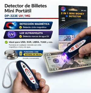 DETECTOR DE BILLETES PORTATIL