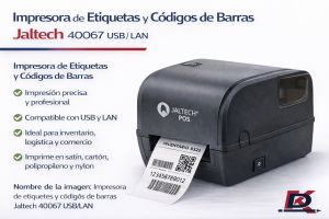 IMPRESORA DE ETIQUETAS Y CODIGOS DE BARRA JALTECH 40067