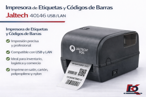 IMPRESORA DE ETIQUETAS Y CODIGOS DE BARRA JALTECH 40146