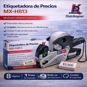 ETIQUETADORA DE PRECIOS MX-H813